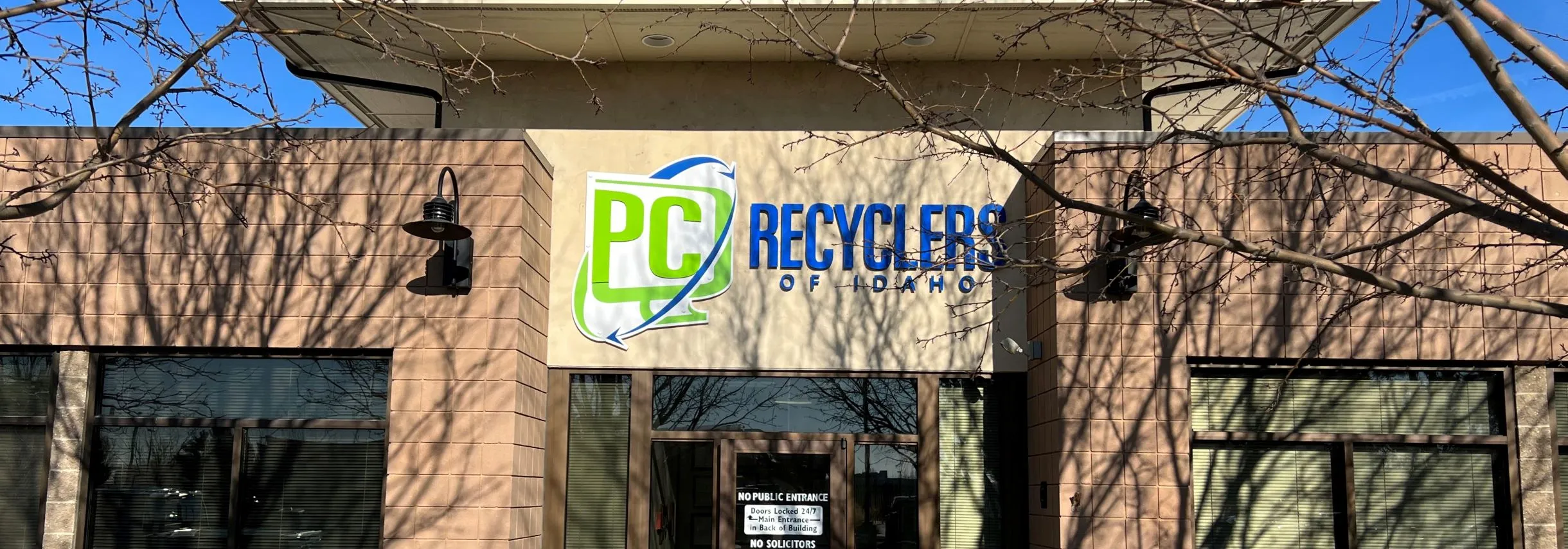The PC Recyclers of Idaho building in Meridian, Idaho